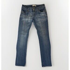 Vintage No Boundaries Low Rise Jeans Y2K Sz 11 Bootcut Double Pocket